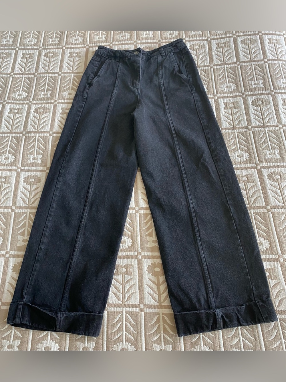 Henrik Vibskov Wide Leg Black Women's Jeans